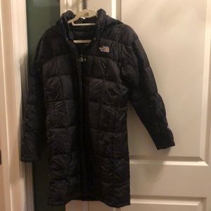 Long Black Womens parka from The North Face